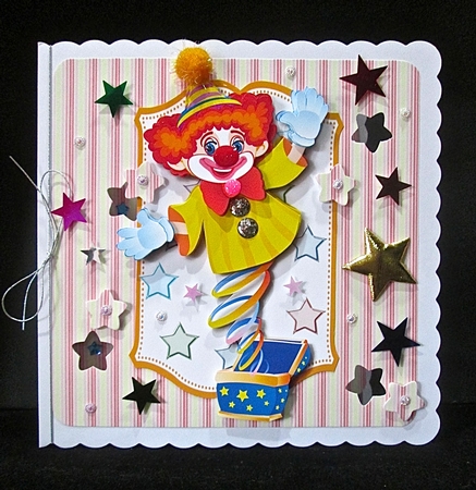 Jack in a Box Clown  by Cynthia Massey