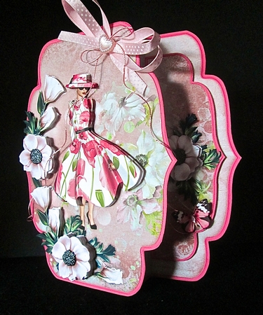 Floral Fancy Quick & Easy Pop-out Card Mini-kit by Cynthia Massey
