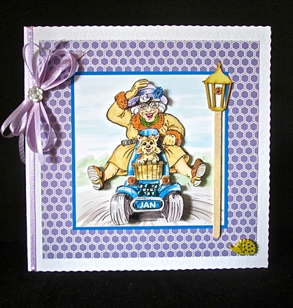 The Wrinklies Decoupage - The Fast Lane by Cynthia Massey