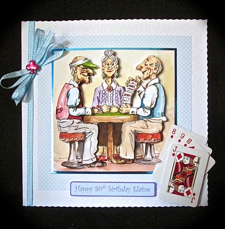 The Wrinklies Decoupage - Shuffling Along by Cynthia Massey