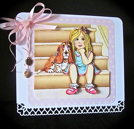 Double Decoupage - The Naughty Step by Cynthia Massey