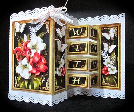 Lily Bouquet Blok Card Mini Kit by Cynthia Massey
