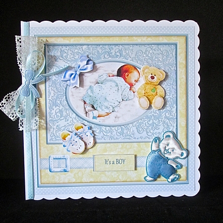 New baby Boy Cutie by Cynthia Massey