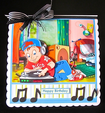 Your Birthday Starts When Your Room is Tidy Budding DJ Boys Mini Kit by Cynthia Massey