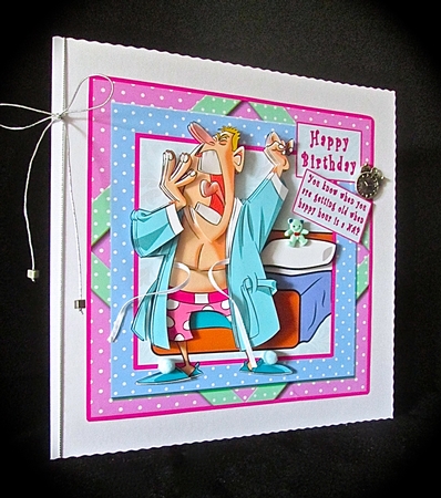 When Happy Hour is a NAP - decoupage by Cynthia Massey