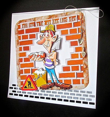 Building up for another Birthday - Decoupage by Cynthia Massey