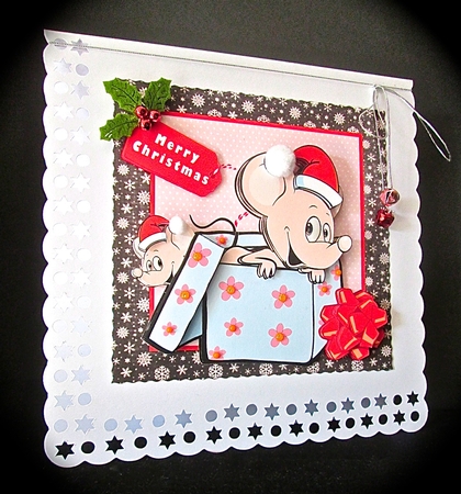 Cheeky little mice by Cynthia Massey
