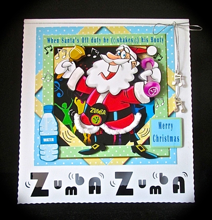 Santa loves to Zumba by Cynthia Massey