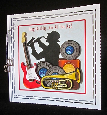 And All That Jazz - decoupage by Cynthia Massey