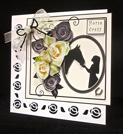 Horse Crazy - Decoupage by Cynthia Massey