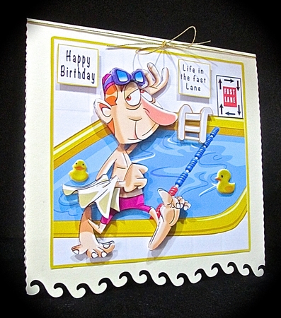 Life in the Fast Lane - Decoupage by Cynthia Massey
