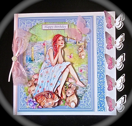 ENCHANTED FOREST 7.8 Decoupage & Insert Mini Kit by Cynthia Massey
