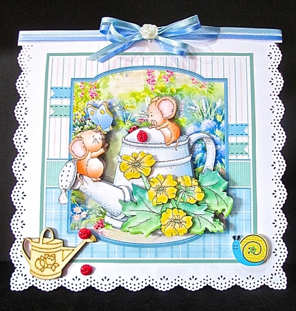 CUTE MICE 7.5 Decoupage & Inserts Bumper Kit (All New Designs set 2) by Cynthia Massey