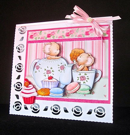 CUTE MICE 7.5 Decoupage & Inserts Bumper Kit (All New Designs set 2) by Cynthia Massey