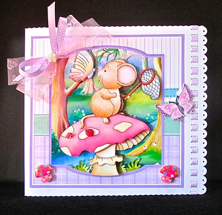 CUTE MICE 7.5 Decoupage & Inserts Bumper Kit (All New Designs set 2) by Cynthia Massey
