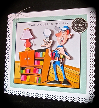 You Brighten My Day - Decoupage by Cynthia Massey