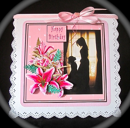 Mother & Child - decoupage by Cynthia Massey