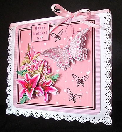 Lilies & Butterflies - Decoupage Mini Kit by Cynthia Massey