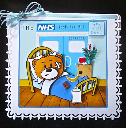 The NHS Needs Your Bed Get Well Soon - Insert by Cynthia Massey