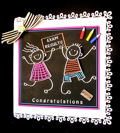 Exam Results - Decoupage by Cynthia Massey