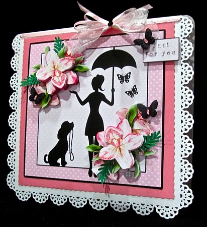 Walkies PLEASE - Decoupage by Cynthia Massey