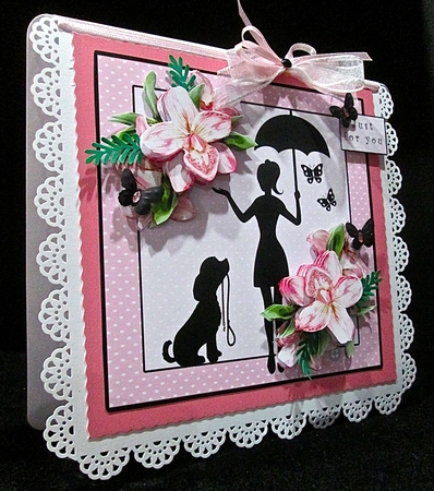 Walkies PLEASE - Decoupage by Cynthia Massey