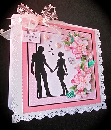 Holding Hands - Decoupage by Cynthia Massey