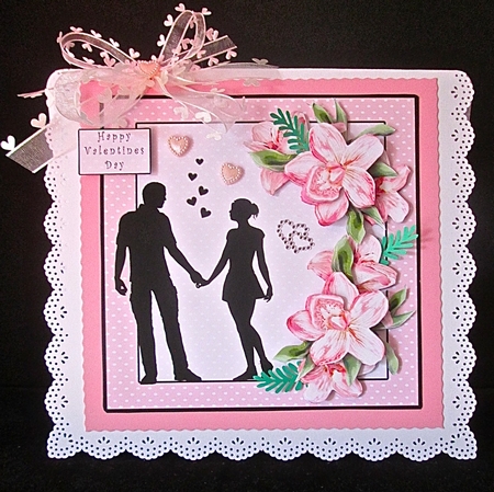 Holding Hands - Decoupage by Cynthia Massey