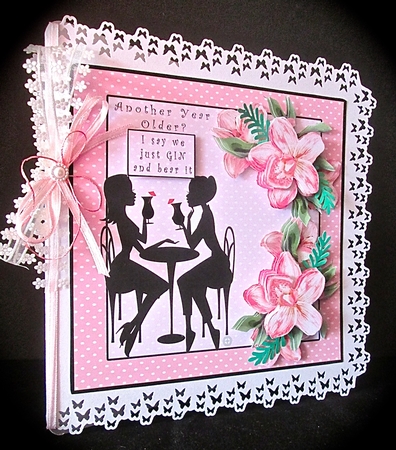 Another Year Older - Decoupage by Cynthia Massey