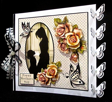 Happy Mothers Day - Decoupage by Cynthia Massey