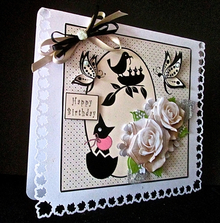 Feed The Birds - Decoupage by Cynthia Massey
