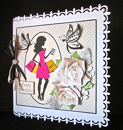 Hit The Sales - Decoupage by Cynthia Massey