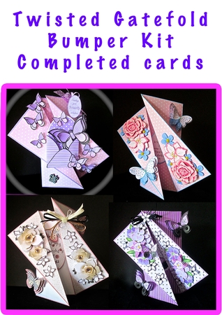 Twisted Gatefold Bumper Kit - Decoupage by Cynthia Massey