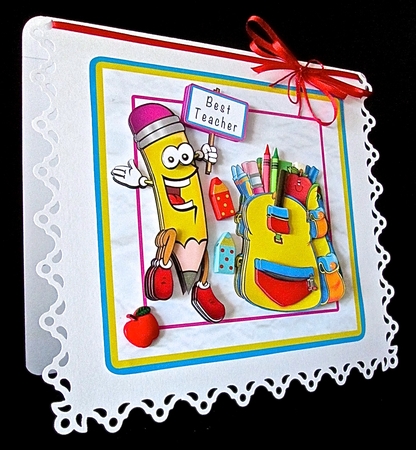 Congratulations On Your Exam Results - Decoupage by Cynthia Massey