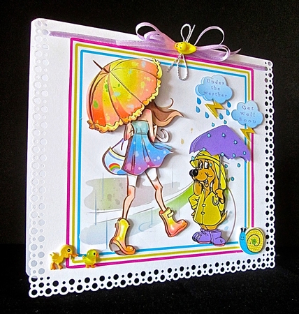 Under The Weather - Decoupage by Cynthia Massey