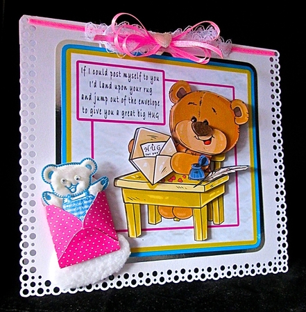 A Hug For You - Decoupage by Cynthia Massey