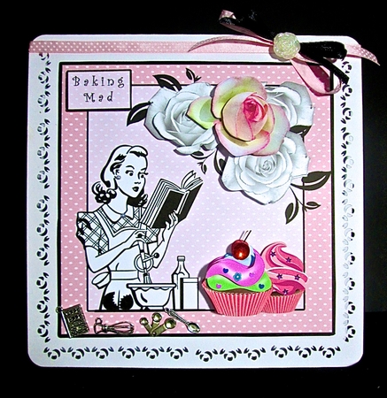Baking Mad - Decoupage by Cynthia Massey