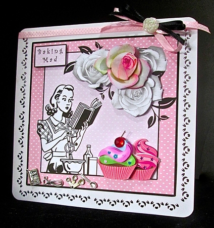 Baking Mad - Decoupage by Cynthia Massey