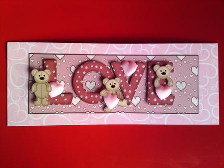 Polka Dot Love Bears by Cynthia Massey
