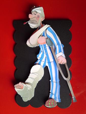 Get Well Dude Decoupage Sheet. by Cynthia Massey