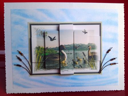 Duck Family Panels by Cynthia Massey