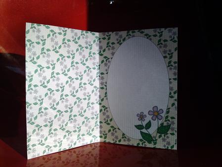Pink Flowers Insert 2 (cream) by Cynthia Massey