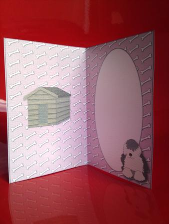 Dulux Dog Insert (pink) by Cynthia Massey