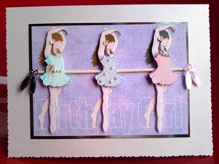 Birthday Ballet Girl by Cynthia Massey