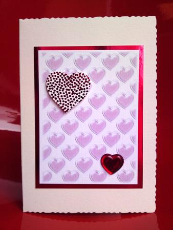Soft Pink Hearts Backing Paper by Cynthia Massey