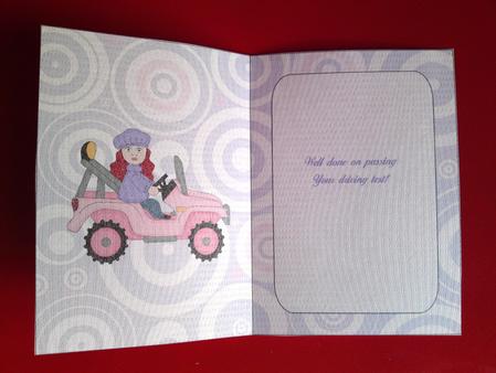 Girly Jeep Insert Driving Test by Cynthia Massey