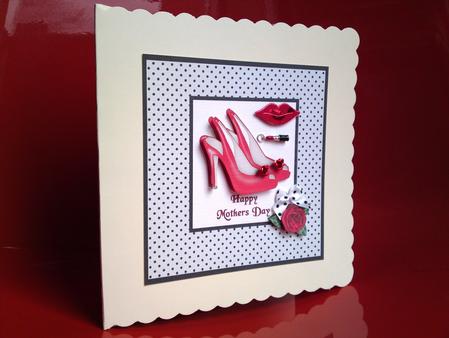 Red Shoes - Mothers Dsy by Cynthia Massey