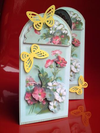 Floral Tri Fold Card by Cynthia Massey