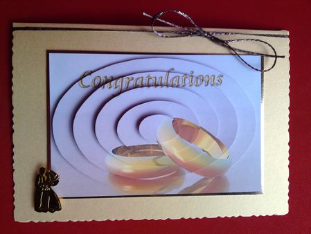 Congratulations Oval Pyramid by Cynthia Massey
