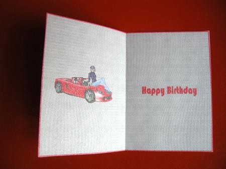 A Birthday Car Insert by Cynthia Massey